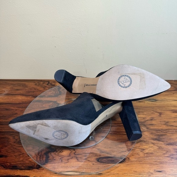 ADRIENNE VITTADINI Nella Faux Leather Block Heel Mules - Picture 15 of 15